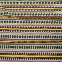 Green, Red & Yellow Capsule Jacquard