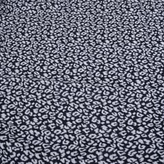 Black & White Animal Skin Cotton Jacquard