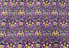 Printed Cotton Voil Purple Abstract