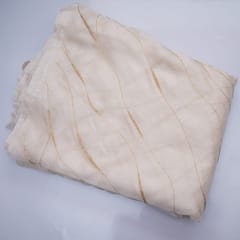 White Colour Pure Organza Embroidery