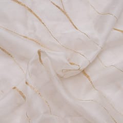 White Colour Pure Organza Embroidery