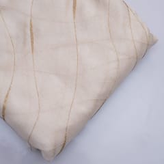 White Colour Pure Organza Embroidery