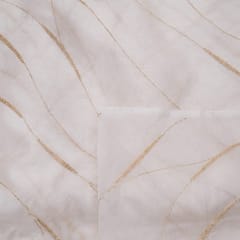 White Colour Pure Organza Embroidery