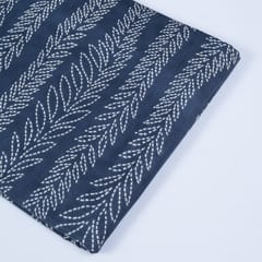 Blue Colour Cotton Printed Fabric
