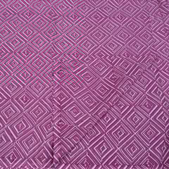 Purple Colour Cotton Printed Fabric