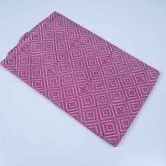 Purple Colour Cotton Printed Fabric