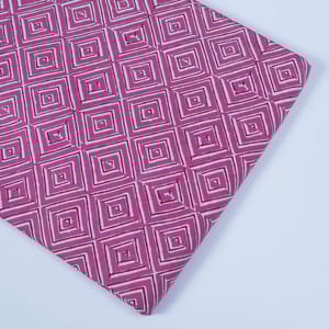 Purple Colour Cotton Printed Fabric