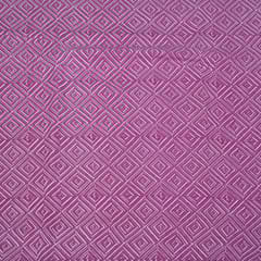 Purple Colour Cotton Printed Fabric