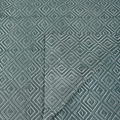 Green Colour Cotton Printed Fabric
