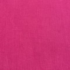 Hot Pink Colour  Pure Linen 60 Lea fabric