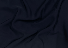 Navy Blue Banana Crepe Fabric