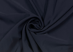 Navy Blue Banana Crepe Fabric