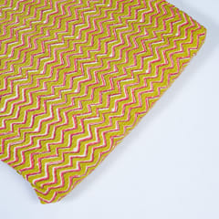 Mehndi Colour Cotton Kantha Print