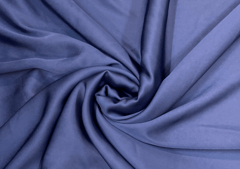 Navy Blue N729 Armani Satin Fabric