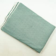 Sea Green Colour Cotton Flex Printed Fabric