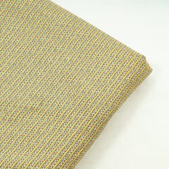 Yellow Colour Cotton Flex Printed Fabric