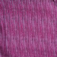 Majenta Colour Pleated Satin Fabric