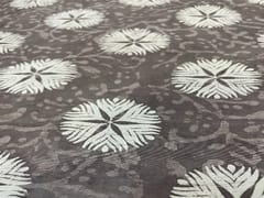 Cotton Cambric Dabbu Dark Grey Abstract Print
