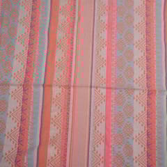 Pink Cotton Blend Jacquard