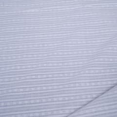 Self Leeno Cotton Stripe Dyeable Fabric