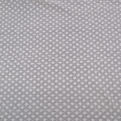 Off White Small Floral Design Dyeable Cotton Net