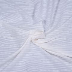 Self Leeno Cotton Stripe Dyeable Fabric