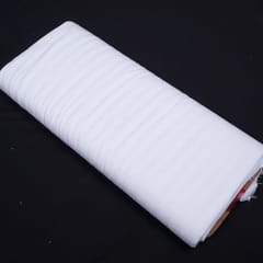 Self Leeno Cotton Check Dyeable Fabric