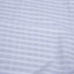 Self Leeno Cotton Check Dyeable Fabric