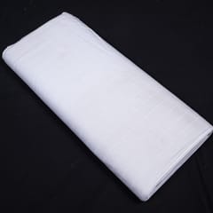 Self Leeno Cotton Check Dyeable Fabric