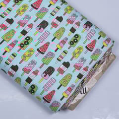 Multi Colour Icecream Cotton Print