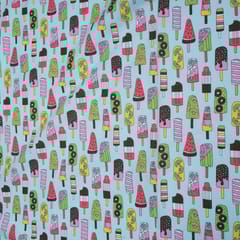 Multi Colour Icecream Cotton Print