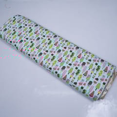 Multi Colour Icecream Cotton Print