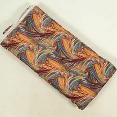 Multi Colour Velvet Digital Printed Fabric