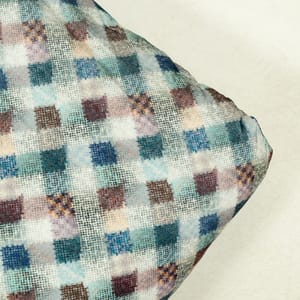 Green Colour Velvet Digital Printed 58 Inch Width Fabric