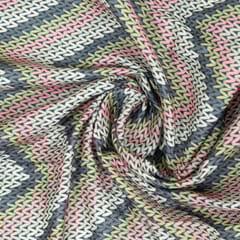 Multi Colour Pashmina Printed Fabric