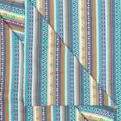 Multi Colour Pashmina Printed Fabric