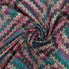 Multi Colour Pashmina Printed Fabric