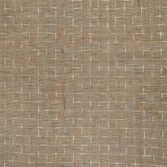 Beige Colour Cotton Yarn Dyed Dobby Fabric