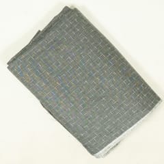 Grey Colour Cotton Yarn Dyed Dobby Fabric
