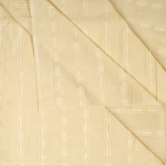 Off White Colour Dyeable Cotton Dobby Fabric