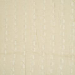 Off White Colour Dyeable Cotton Dobby Fabric