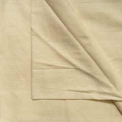 Cream Colour Leeno Cotton Dyeable Dobby Fabric