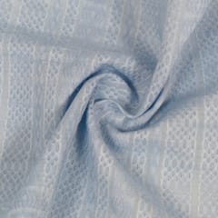 Cream Colour Leeno Cotton Dyeable Dobby Fabric