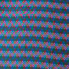 Green Colour Cotton Digital Printed Fabric