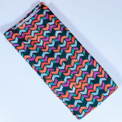 Bottle Green Colour Cotton Digital Printed Fabric