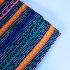 Multi Colour Cotton Digital Printed Fabric