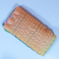 Multi Colour Ombre Organza Embroidered Fabric