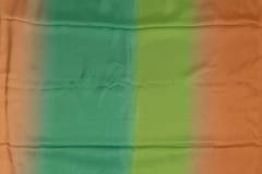 Multi Colour Georgette Satin Ombre Printed Fabric