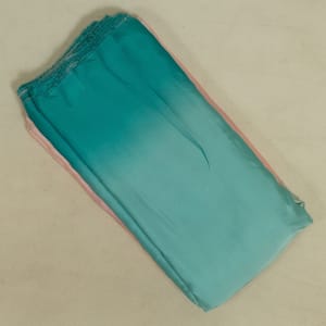 Multi Colour Georgette Satin Ombre Printed Fabric