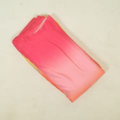 Multi Colour Georgette Satin Ombre Printed Fabric